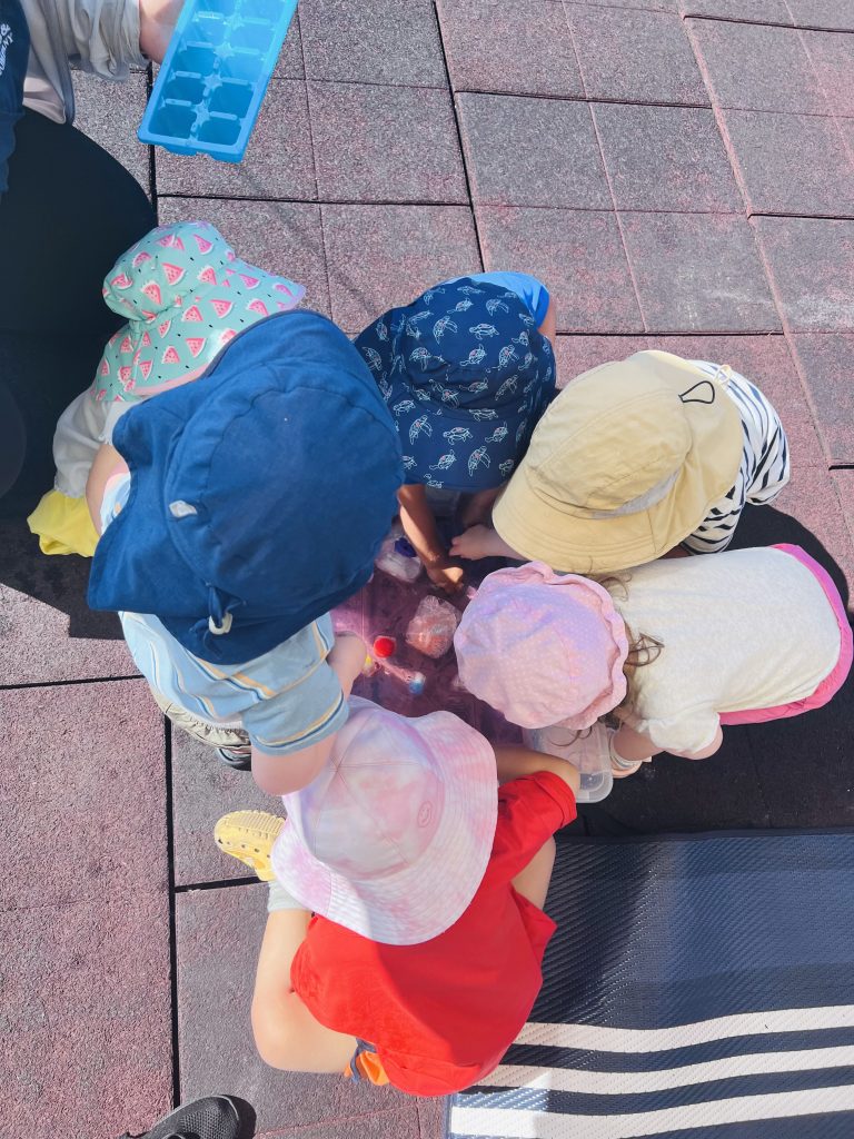 Kids playing together
