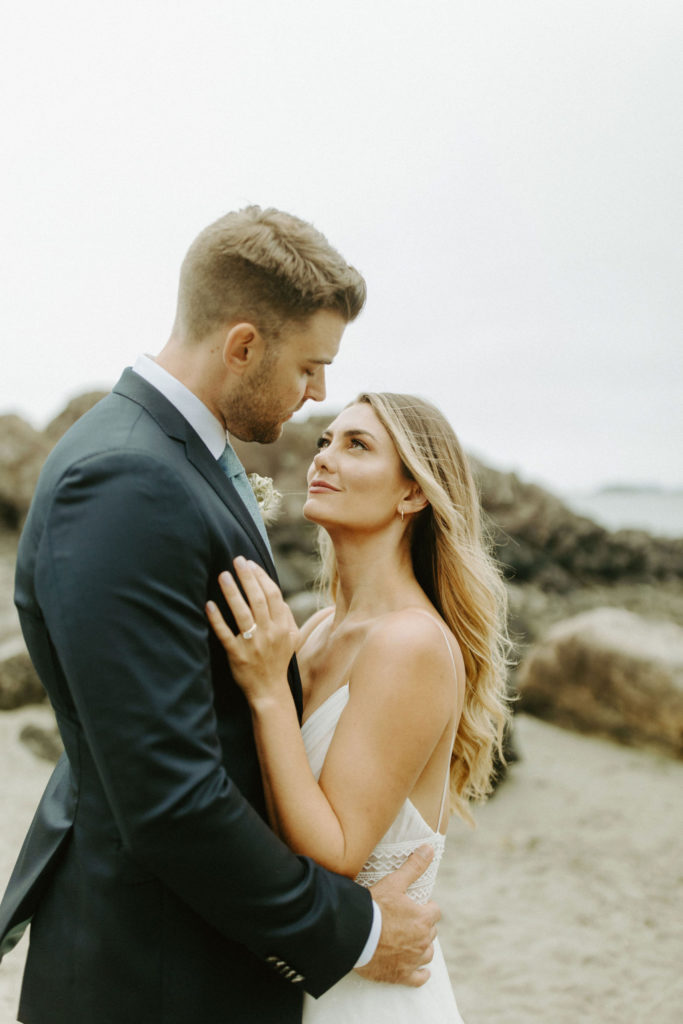 Loving looking couple