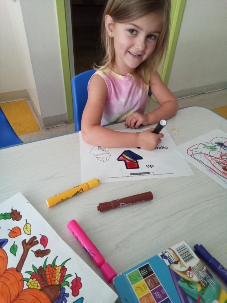 Mila writing