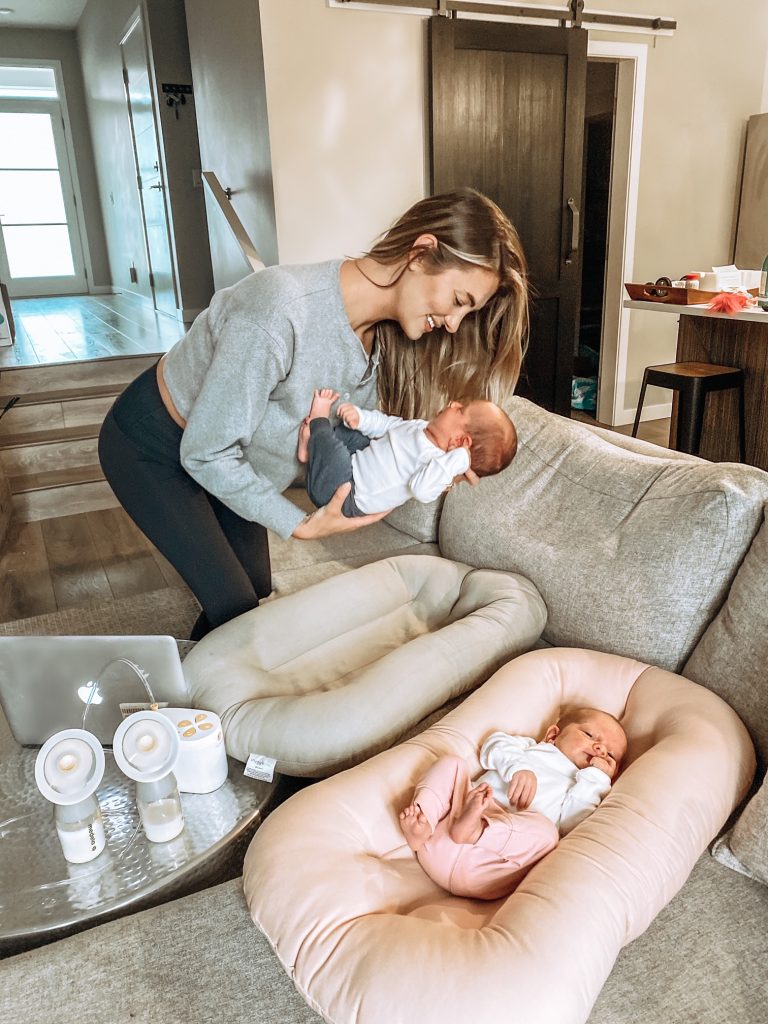 Natasha comforting her kids